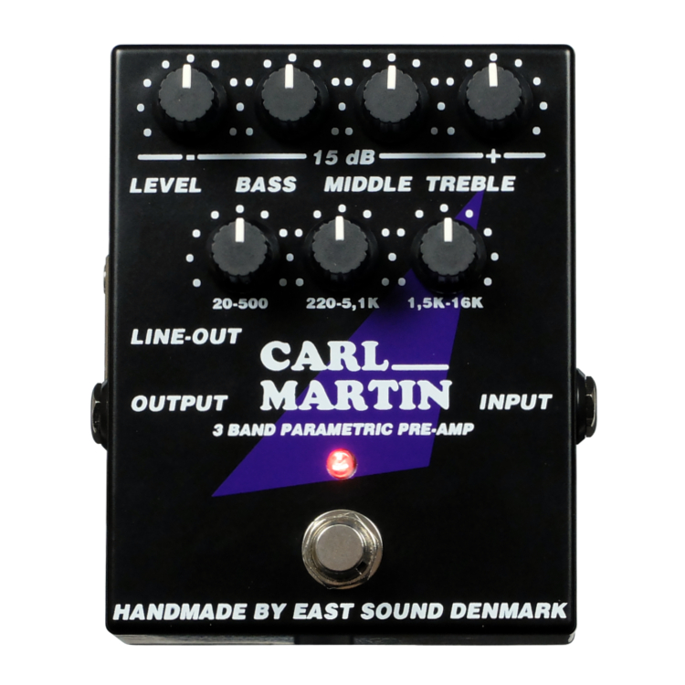 Carl Martin 3 Band Parametric Pre-Amp