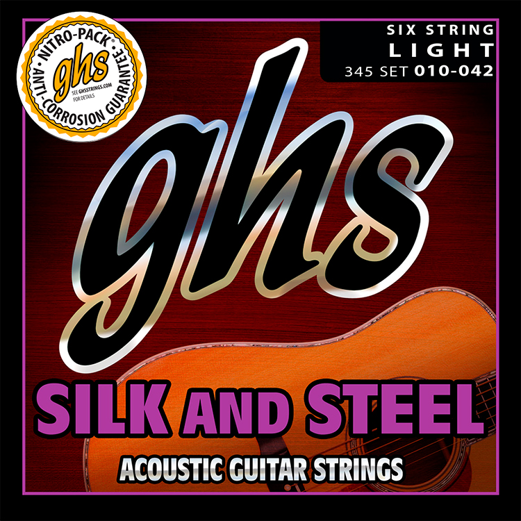 Ghs Silk and Steel Acustica 6 St 010-042