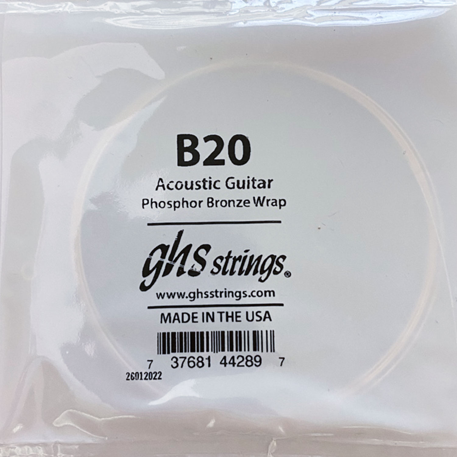 Ghs Singola acustica Phosphor Bronze 020