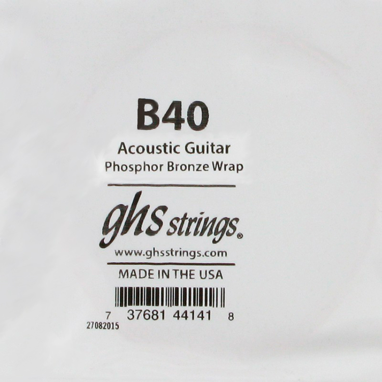 Ghs Singola acustica Phosphor Bronze 040