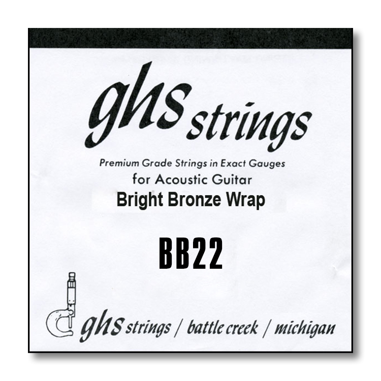 Ghs Singola acustica Bright Bronze 022