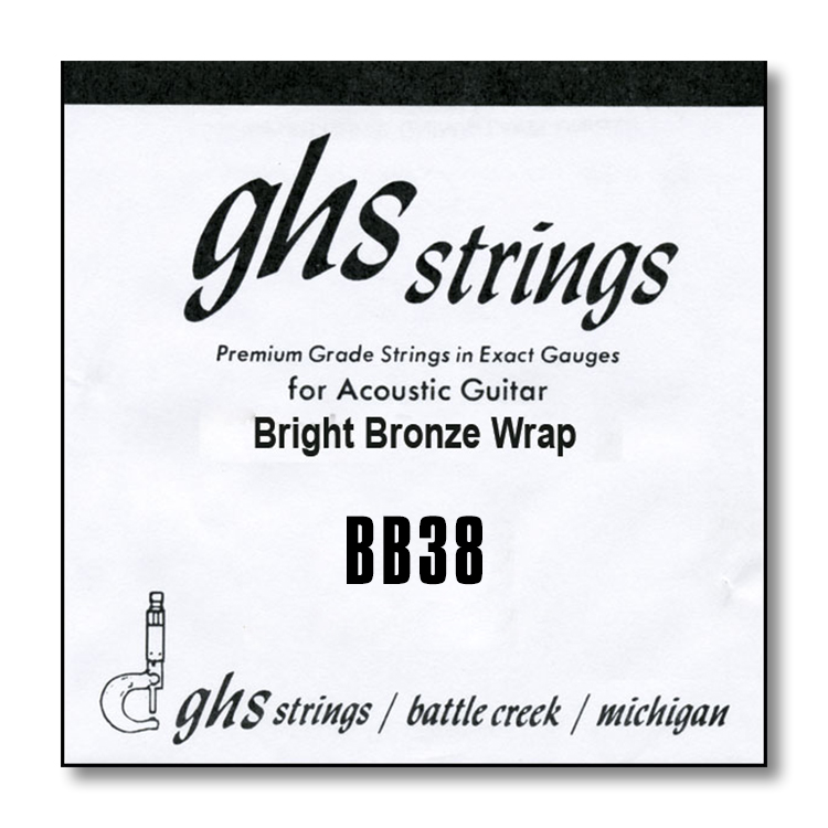 Ghs Singola acustica Bright Bronze 038