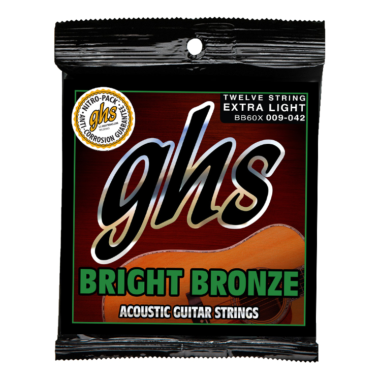Ghs Bright Bronze Acustica 12 St 009-042