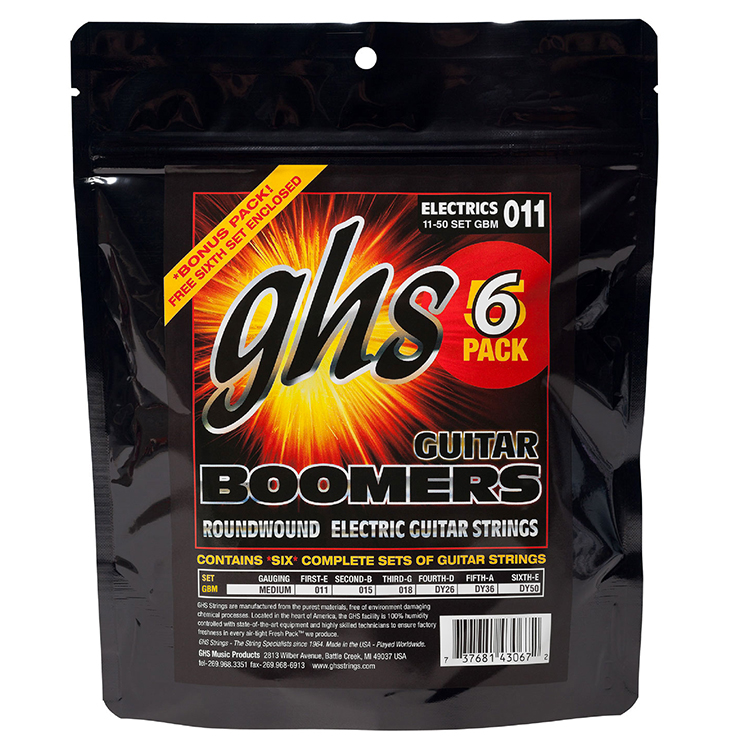 Ghs Pack 6 set Boomers Elettrica 6 St 011-050
