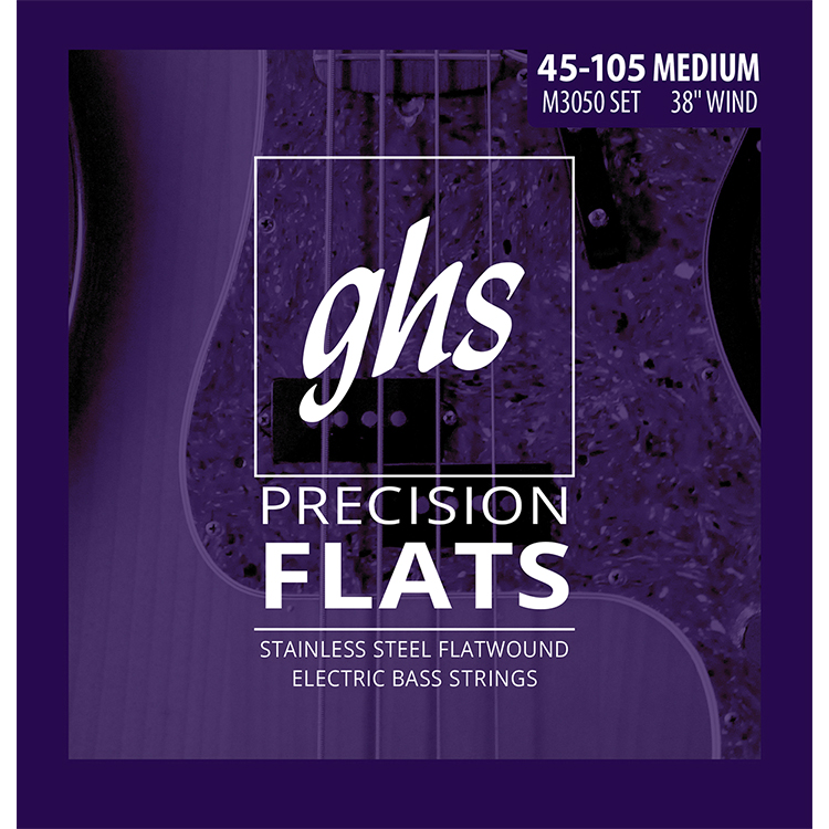 Ghs Precision Flatwound Basso 4 St 045-105
