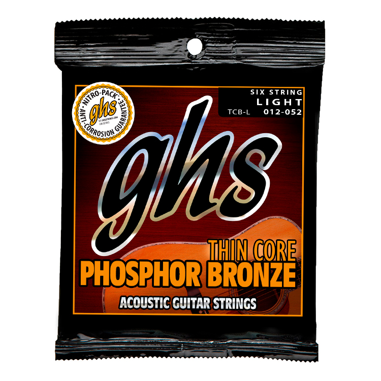 Ghs Thin Core Phosphor Bronze Acustica 6 St 012-052