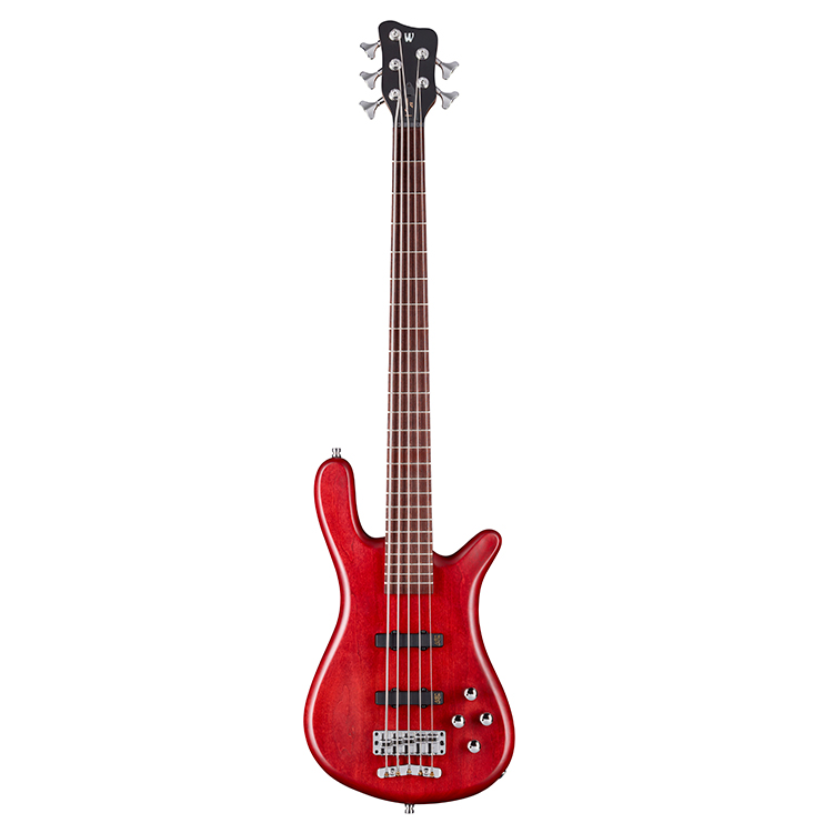 Warwick Teambuilt Streamer LX 5 Burgundy Red Transparent Satin