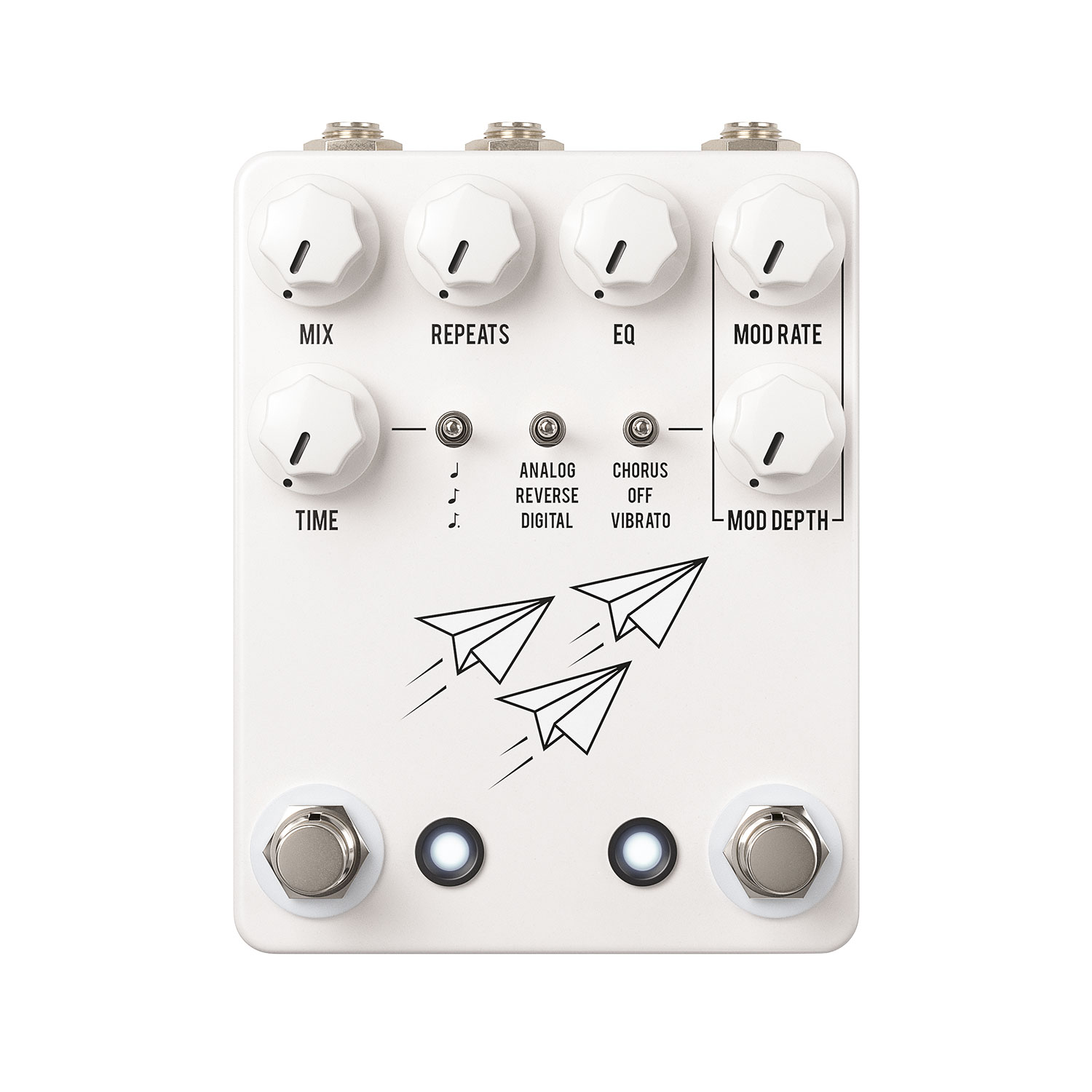 JHS Pedals STD Flight Delay White