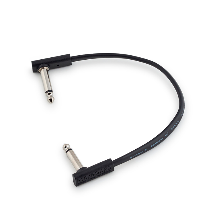 RockBoard Flat Patch Cable Black 20cm