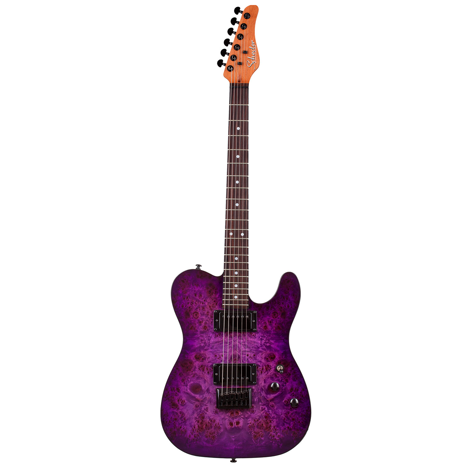 Schecter PT STANDARD PURPLE BURST BURL